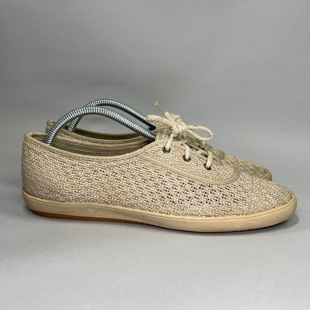 Grasshoppers Women's Size 10 Tan Woven Casual Sneakers